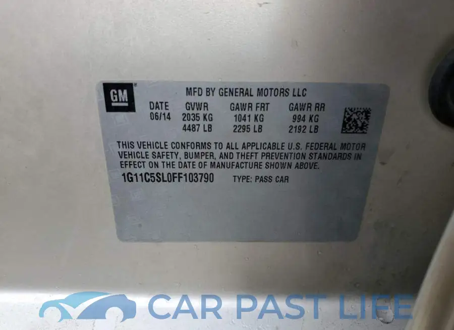 1G11C5SL0FF103790# 12