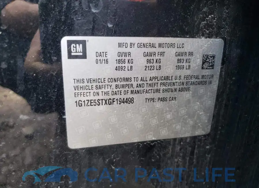1G1ZE5STXGF194498# 12