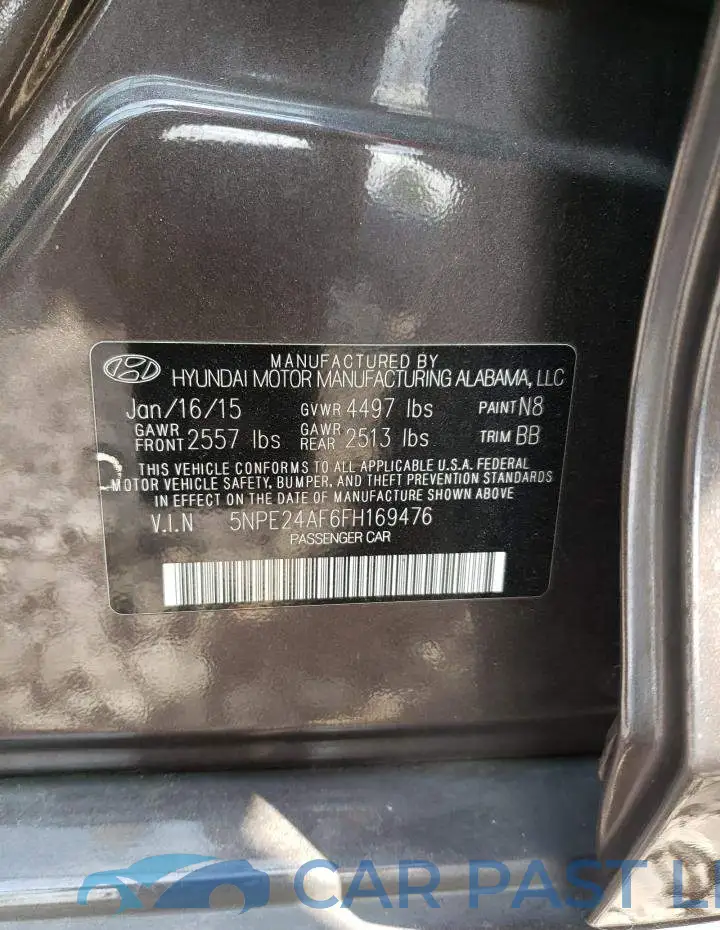 5NPE24AF6FH169476# 12