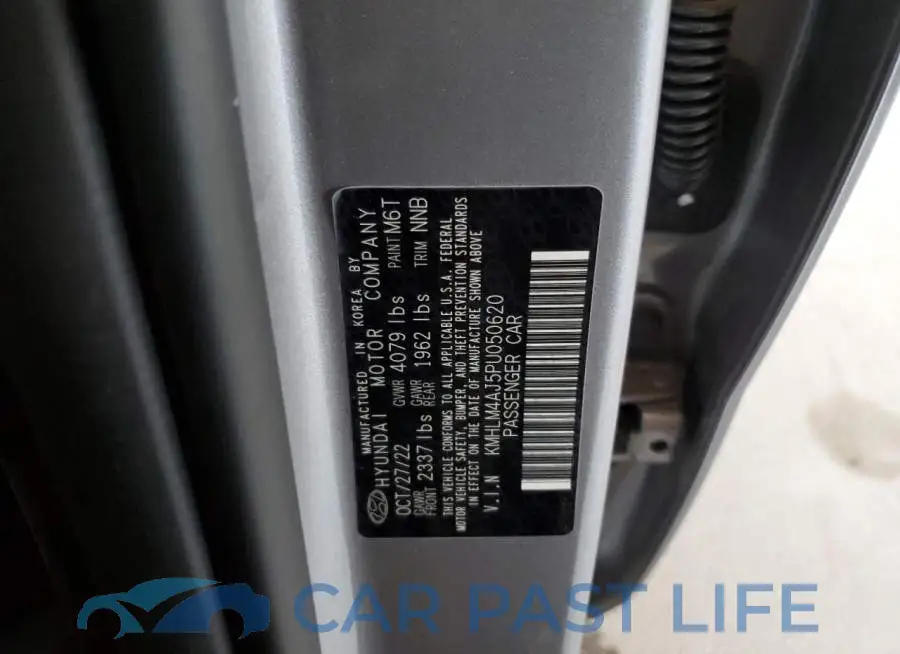 KMHLM4AJ5PU050620# 12