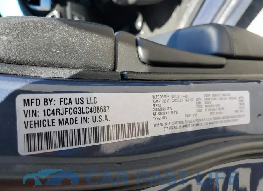 1C4RJFCG3LC408687# 13