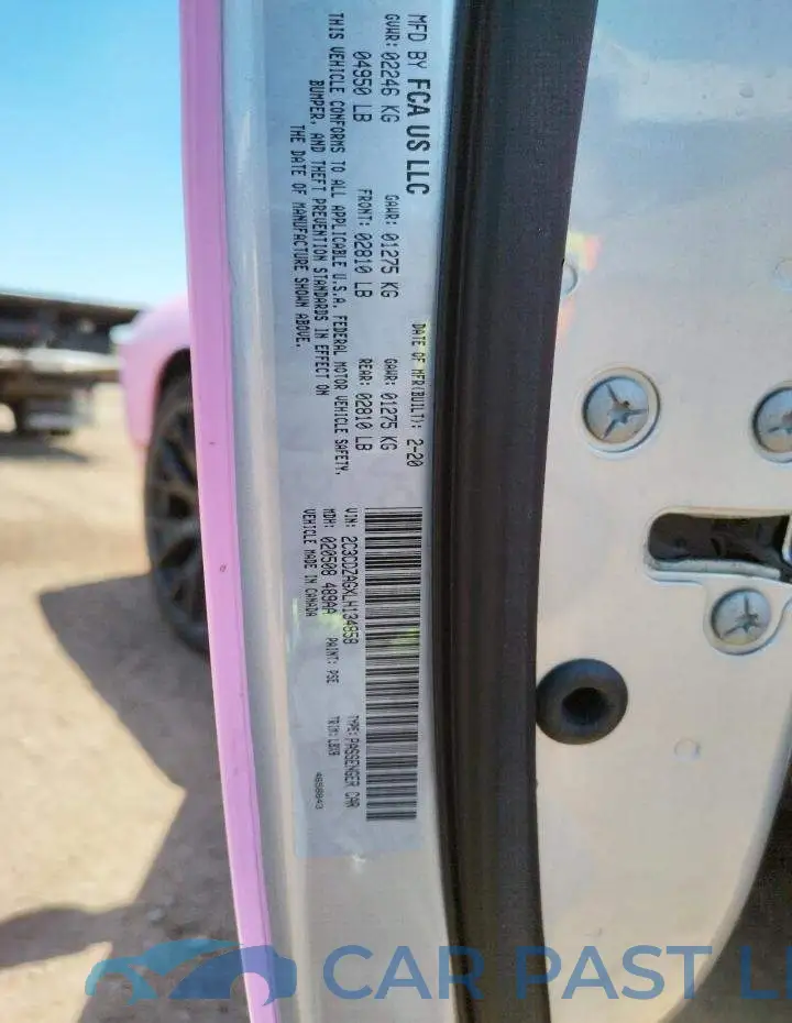 2C3CDZAGXLH134858# 12