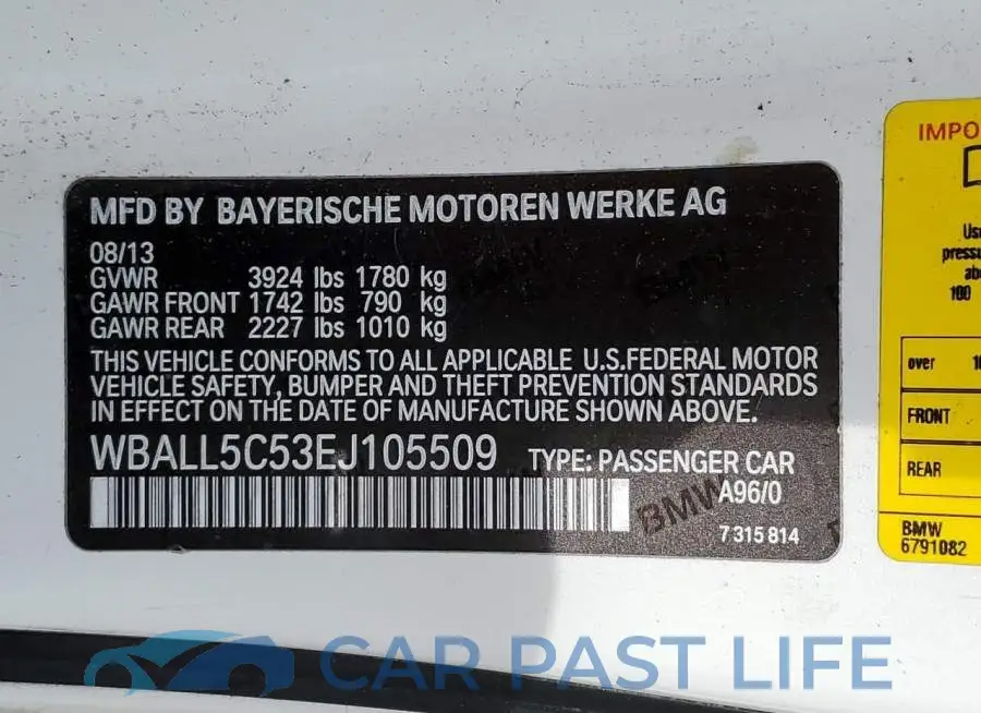 WBALL5C53EJ105509# 13