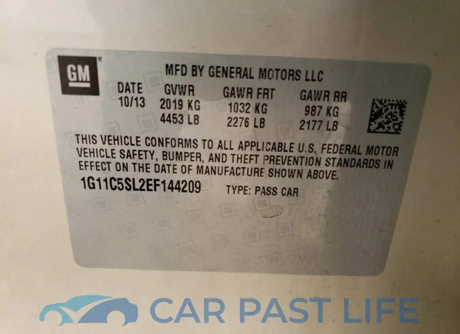 1G11C5SL2EF144209# 12