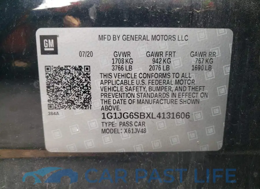 1G1JG6SBXL4131606# 12