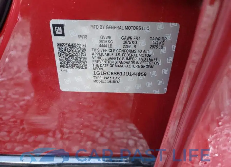 1G1RC6S51JU144959# 12