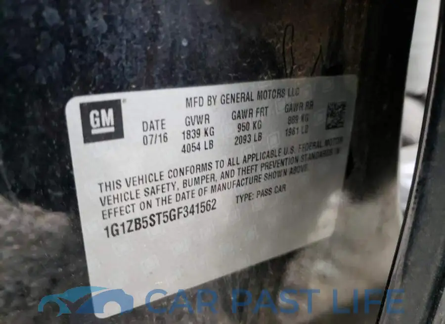 1G1ZB5ST5GF341562# 12