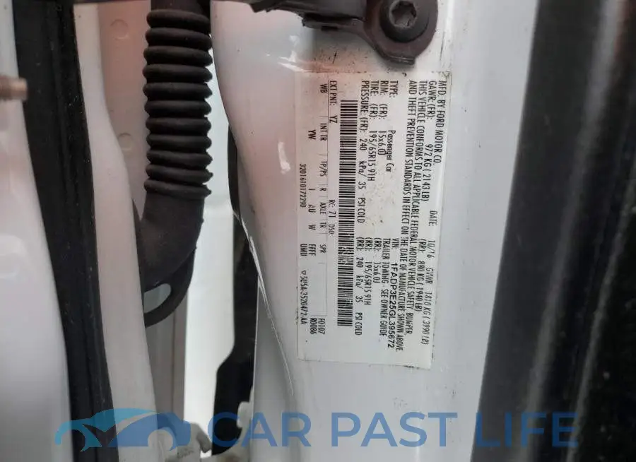 1FADP3E25GL395672# 12