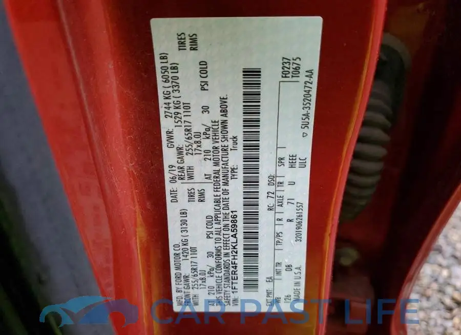 1FTER4FH2KLA59861# 13