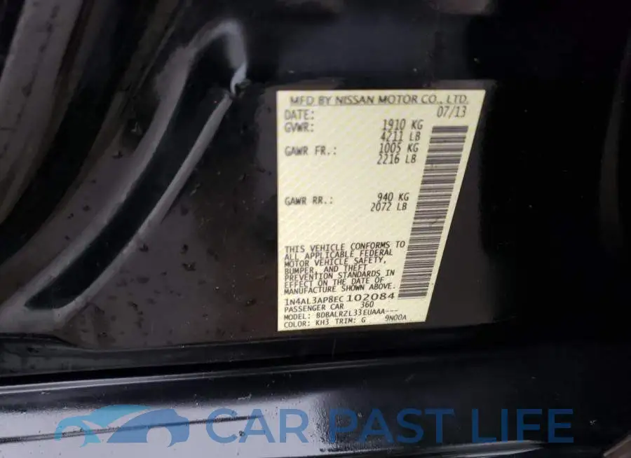 1N4AL3AP8EC102084# 12