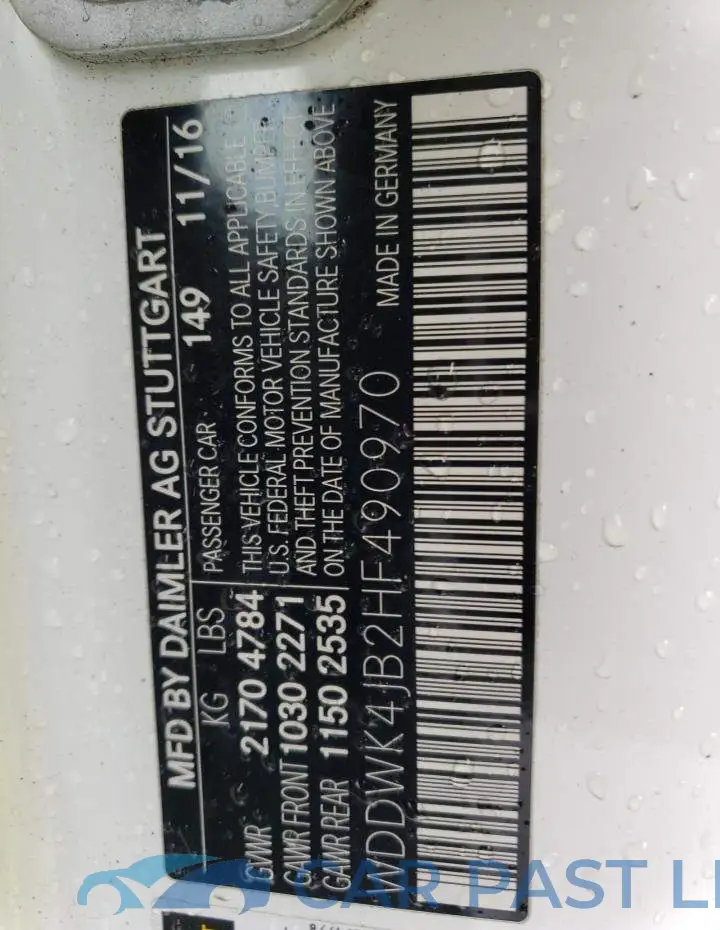 WDDWK4JB2HF490970# 12