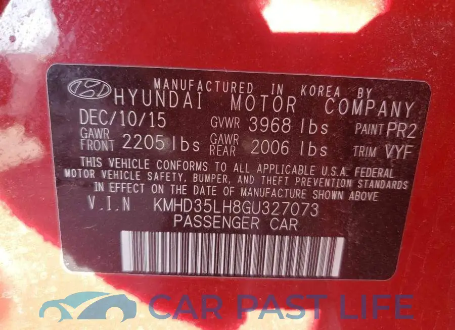 KMHD35LH8GU327073# 13
