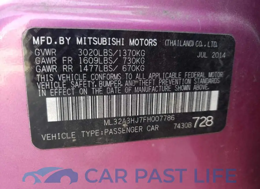 ML32A3HJ7FH007786# 12
