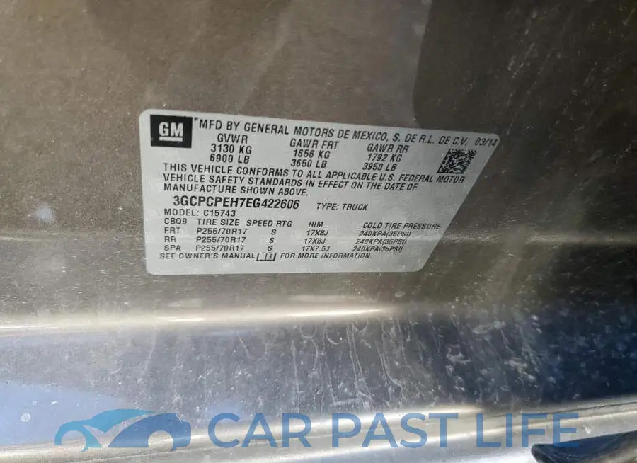 3GCPCPEH7EG422606# 12