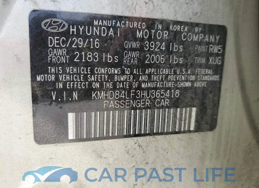 KMHD84LF3HU365418# 13