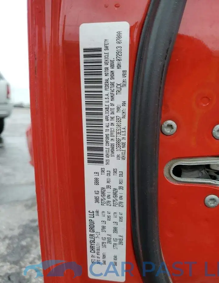 1C6RR6FT3ES101697# 13