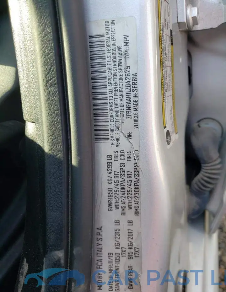 ZFBNFAAH1LZ042629# 13