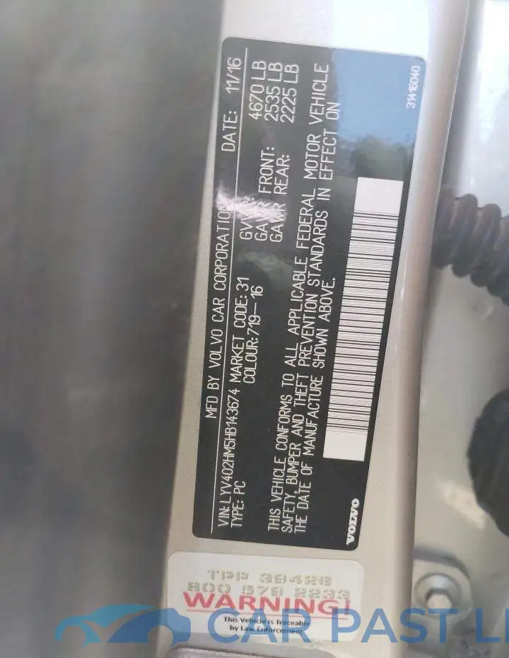 LYV402HM5HB143674# 12