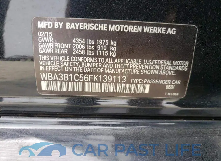 WBA3B1C56FK139113# 12
