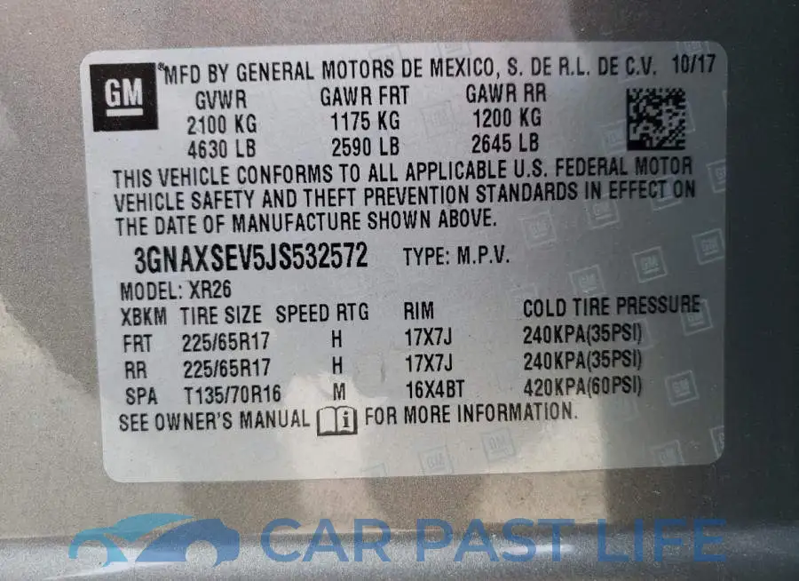 3GNAXSEV5JS532572# 13
