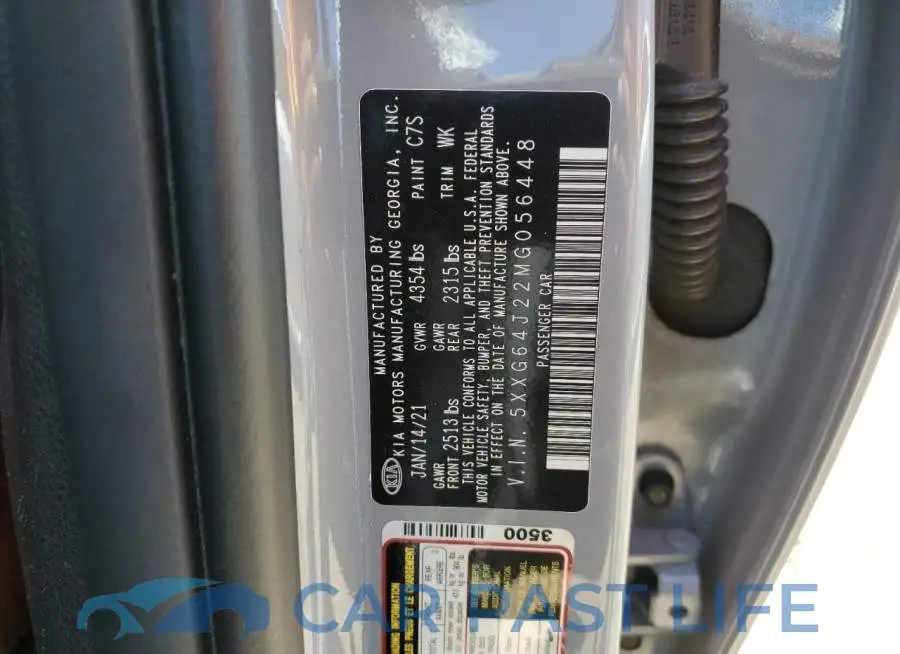 5XXG64J22MG056448# 12