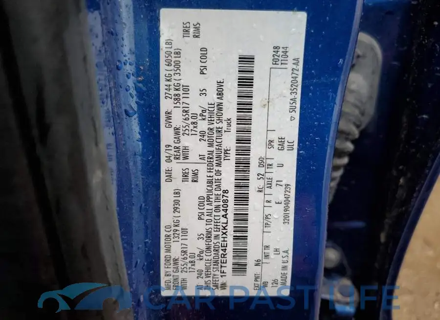 1FTER4EHXKLA40878# 12