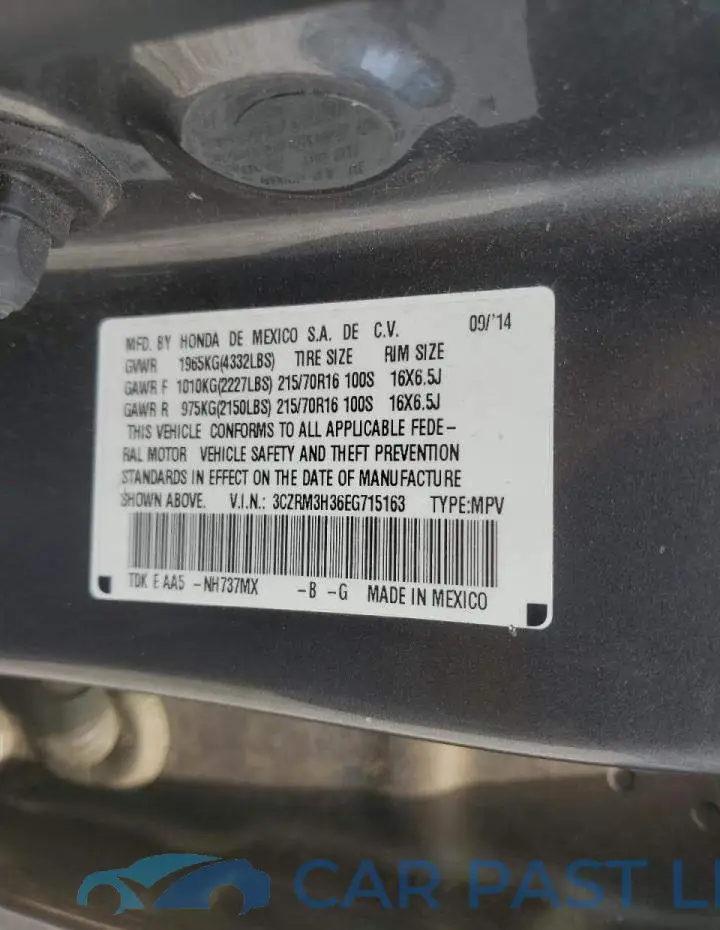 3CZRM3H36EG715163# 14