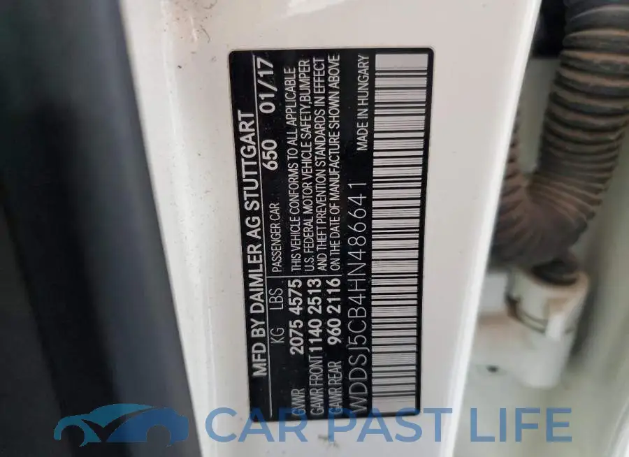 WDDSJ5CB4HN486641# 12