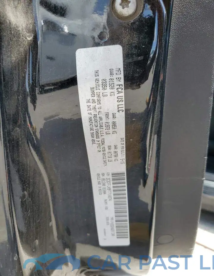 3C3CFFJH9FT710274# 12