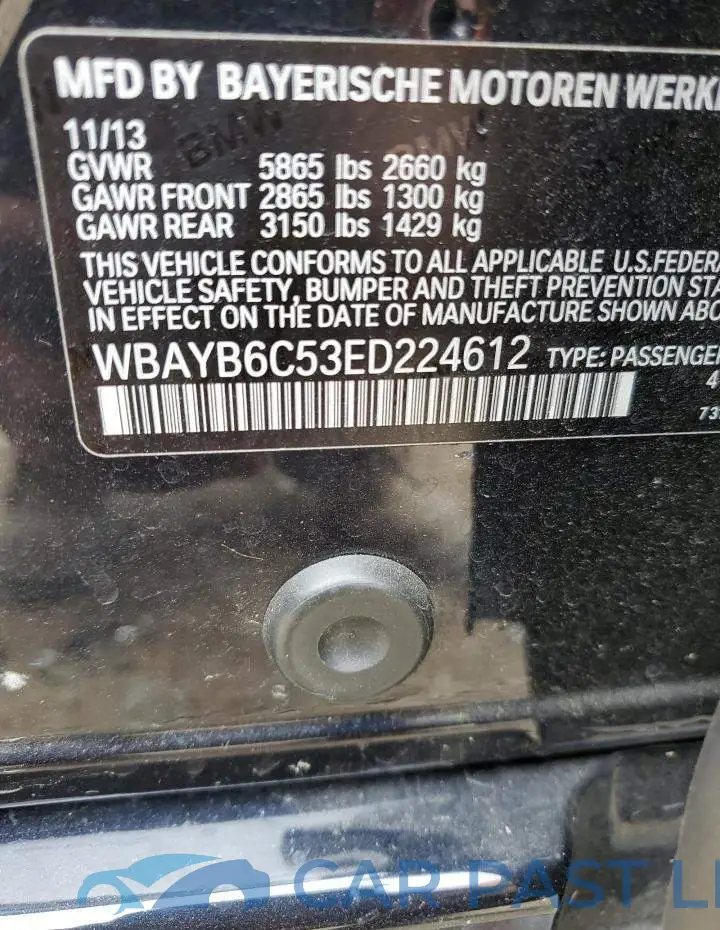 WBAYB6C53ED224612# 12