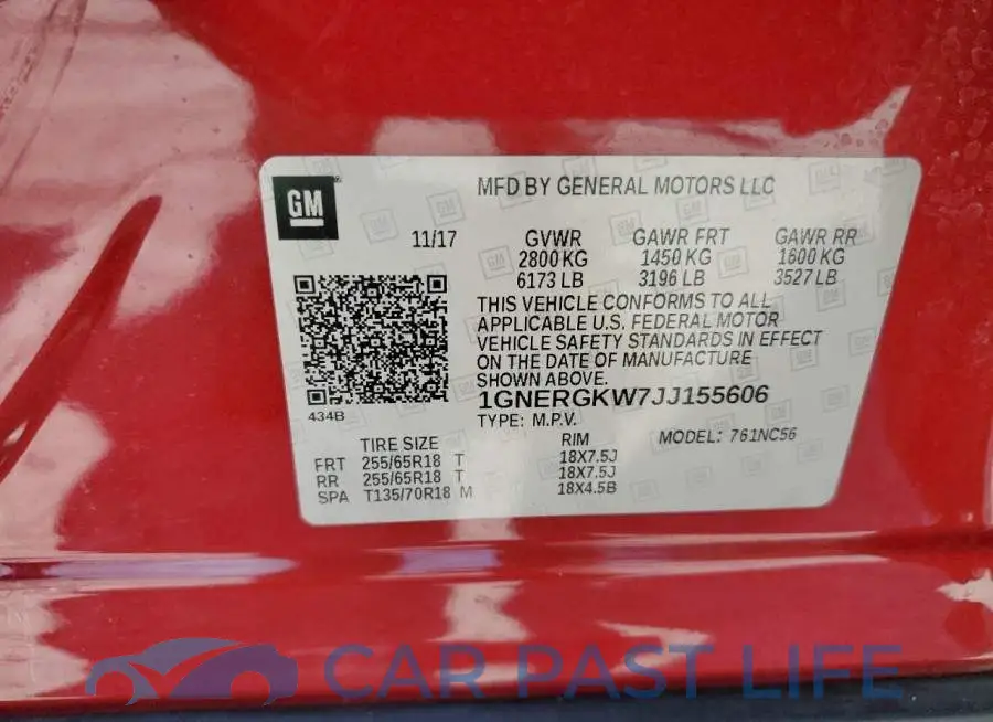 1GNERGKW7JJ155606# 14