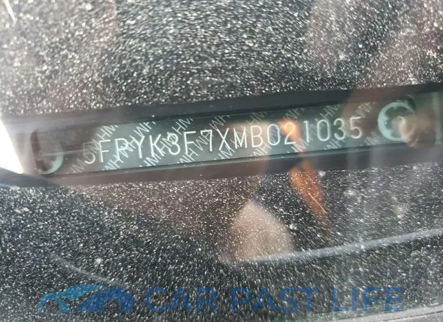 5FPYK3F7XMB021035# 12