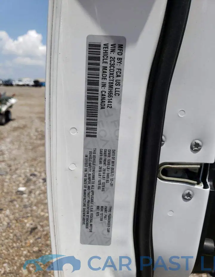 2C3CDXCT8MH661412# 13