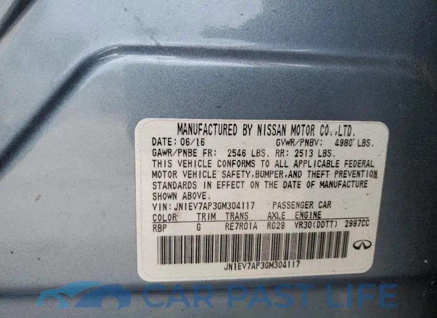 JN1EV7AP3GM304117# 12