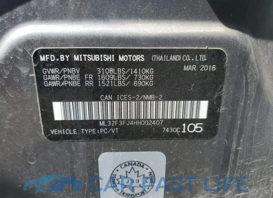 ML32F3FJ4HH002407# 12