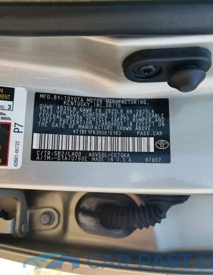 4T1BF1FK3HU616183# 13