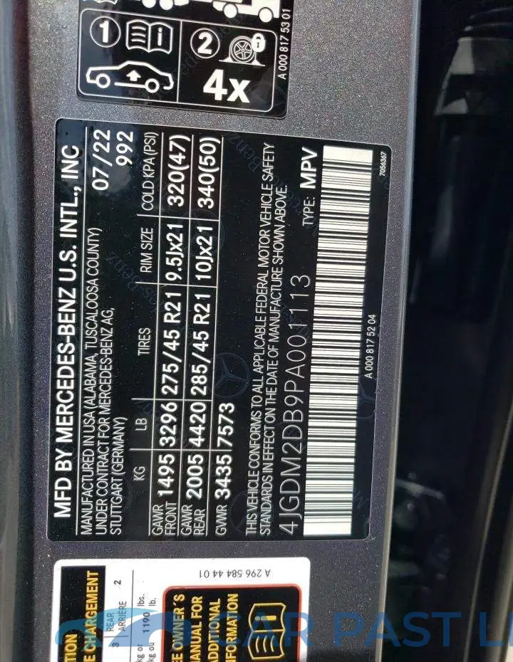 4JGDM2DB9PA001113# 13