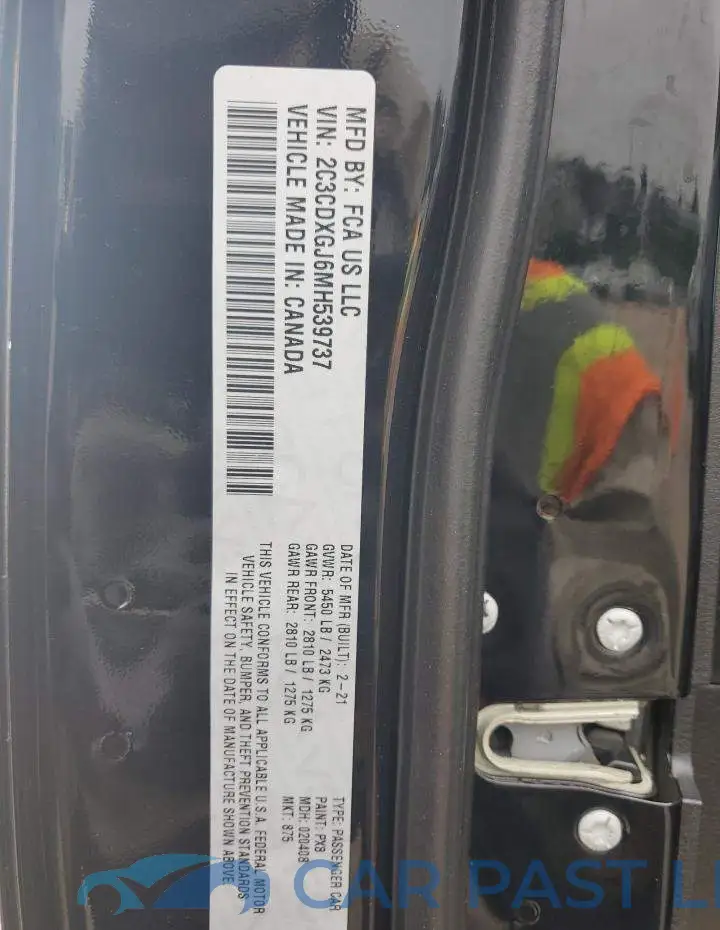 2C3CDXGJ6MH539737# 13