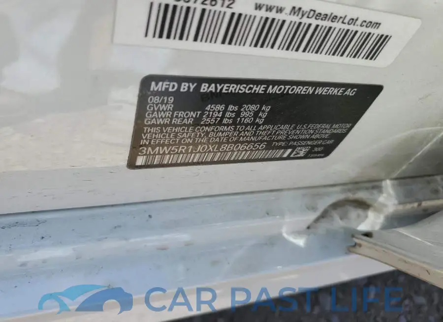 3MW5R1J0XL8B06656# 12