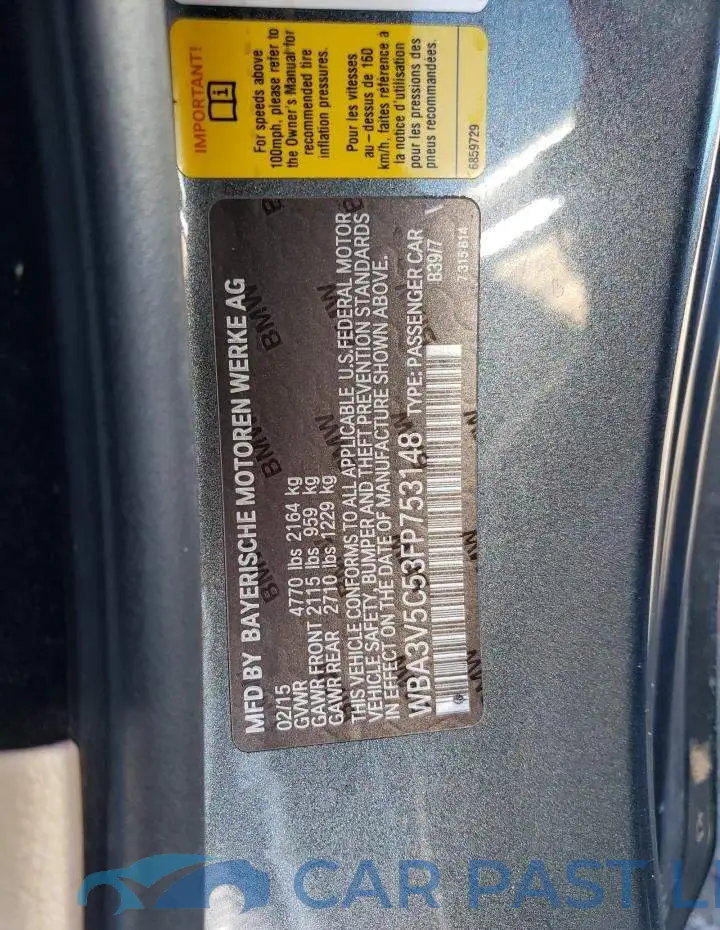 WBA3V5C53FP753148# 12