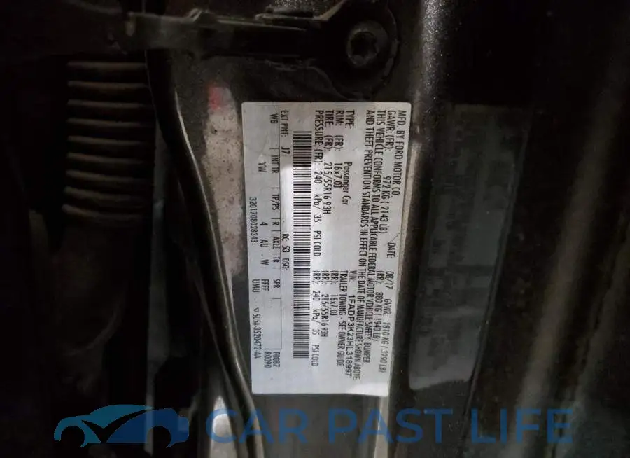 1FADP3K23HL318997# 12