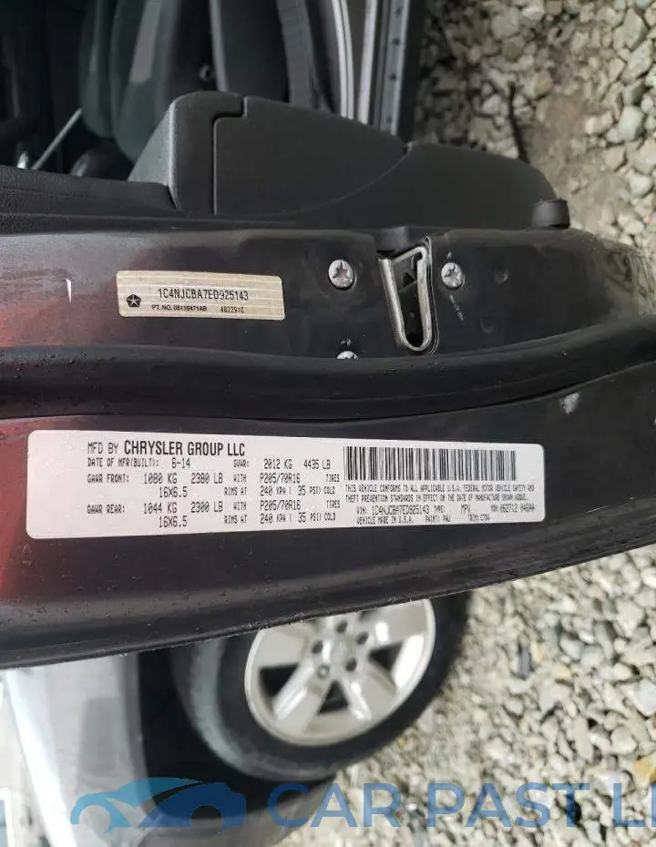 1C4NJCBA7ED925143# 13