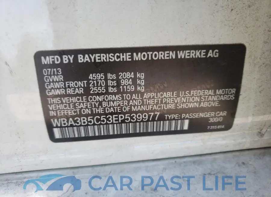 WBA3B5C53EP539977# 12