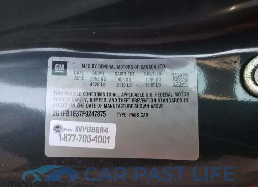 2G1FB1E37F9247875# 13