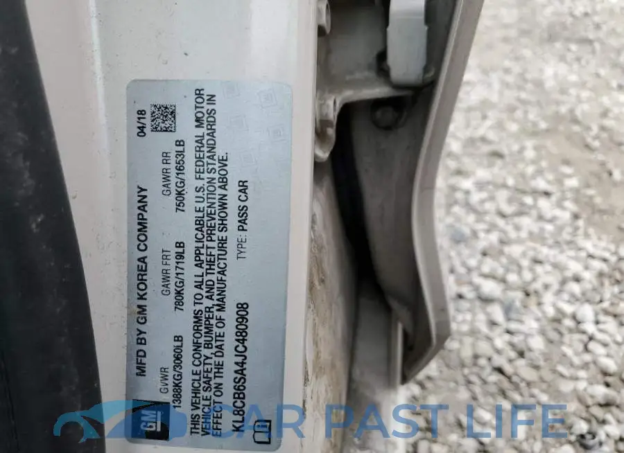 KL8CB6SA4JC480908# 12