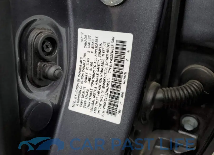 2HGFC1E57HH705611# 12