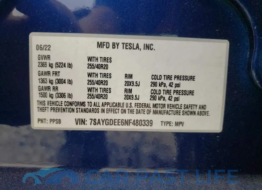 7SAYGDEE6NF480339# 10