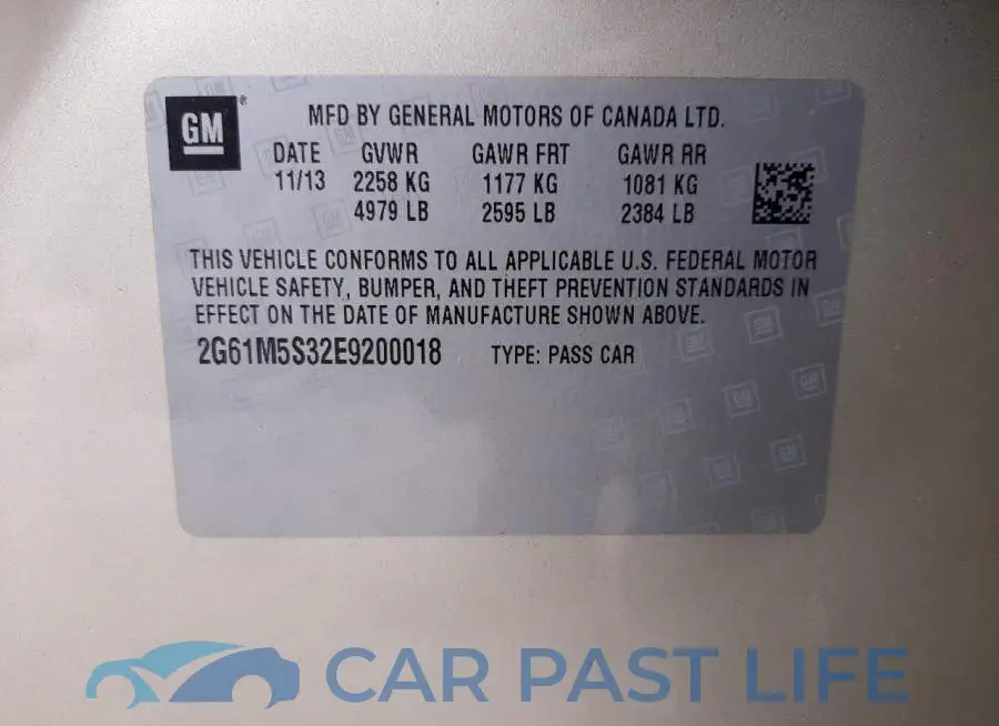 2G61M5S32E9200018# 13
