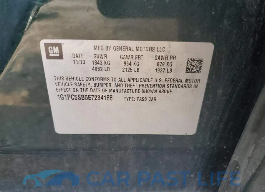 1G1PC5SB5E7234188# 12