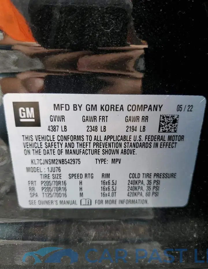 KL7CJNSM2NB542975# 12